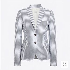 NWT J.Crew Striped Blazer